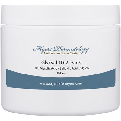 Myers Gly/Sal Pads 10-2 - Myers Dermatology & Clinical Spa